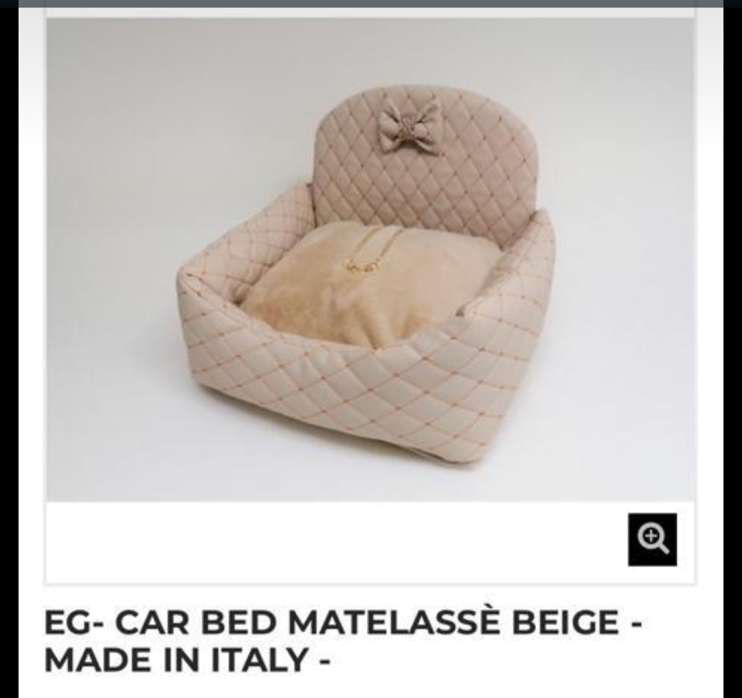 Eh Già Seggiolino Auto in Ecopelle camel