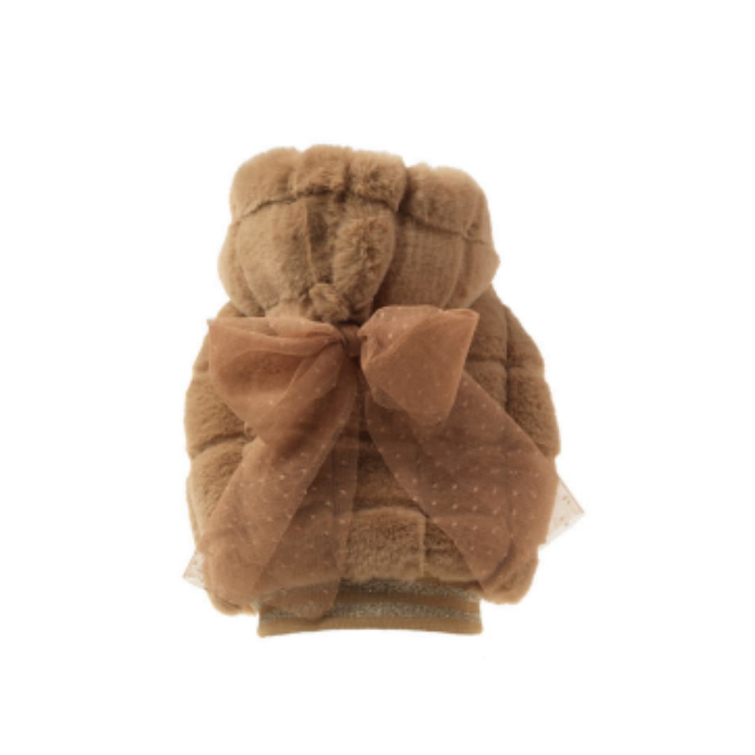 Dreamy Camel Fur Bomber Teo I'm Cool