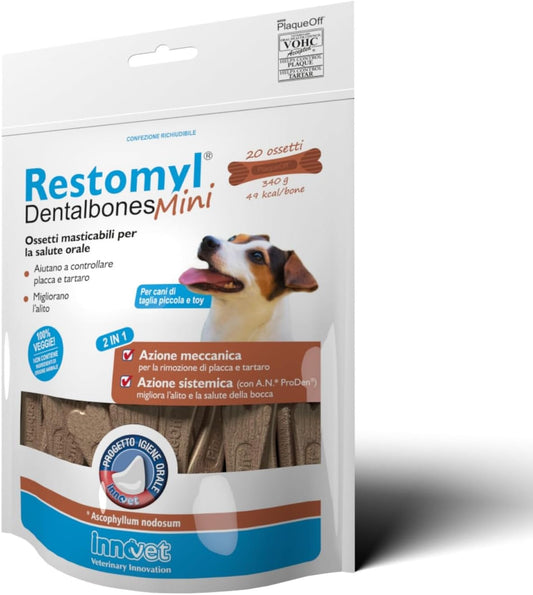 Innovet Restomyl Dentalbones Alimento Complementare per Cani Mini