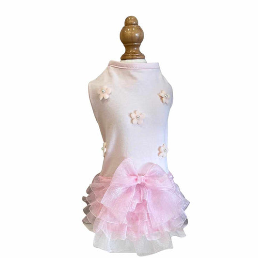 Mon Bonbon Milano Vestito The Kiss Dress Rosa Baby