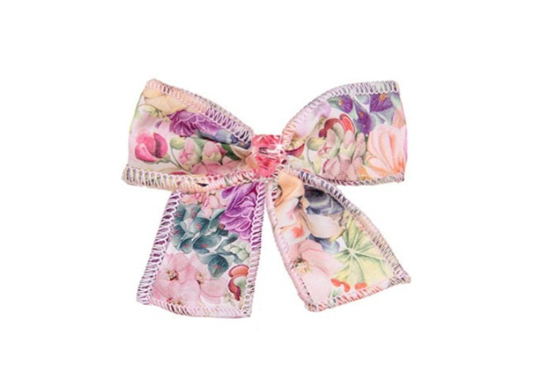 Liberty garden pink hair clip