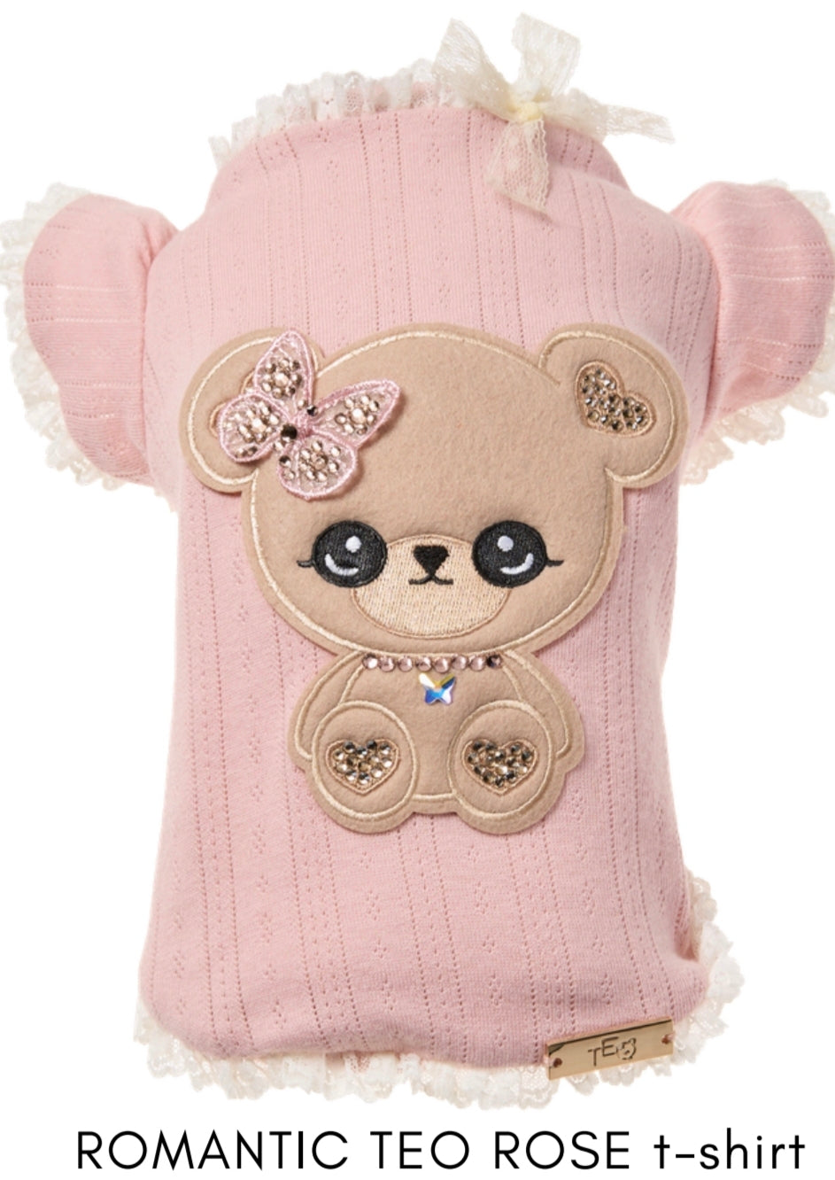 Romantic Teo rose t-shirt