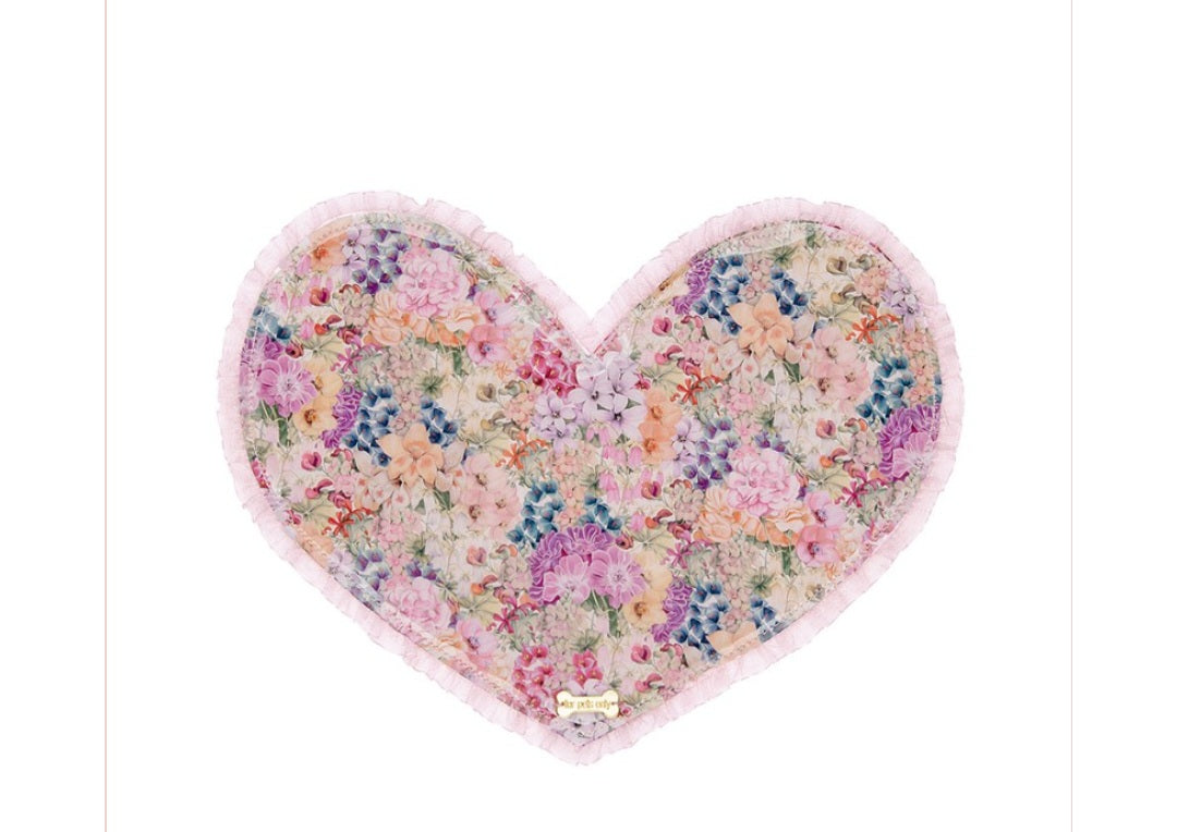Liberty garden lunch time mat pink