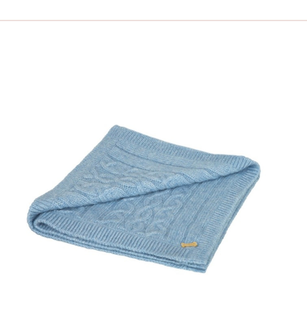 Petit soufflé baby blue blanket