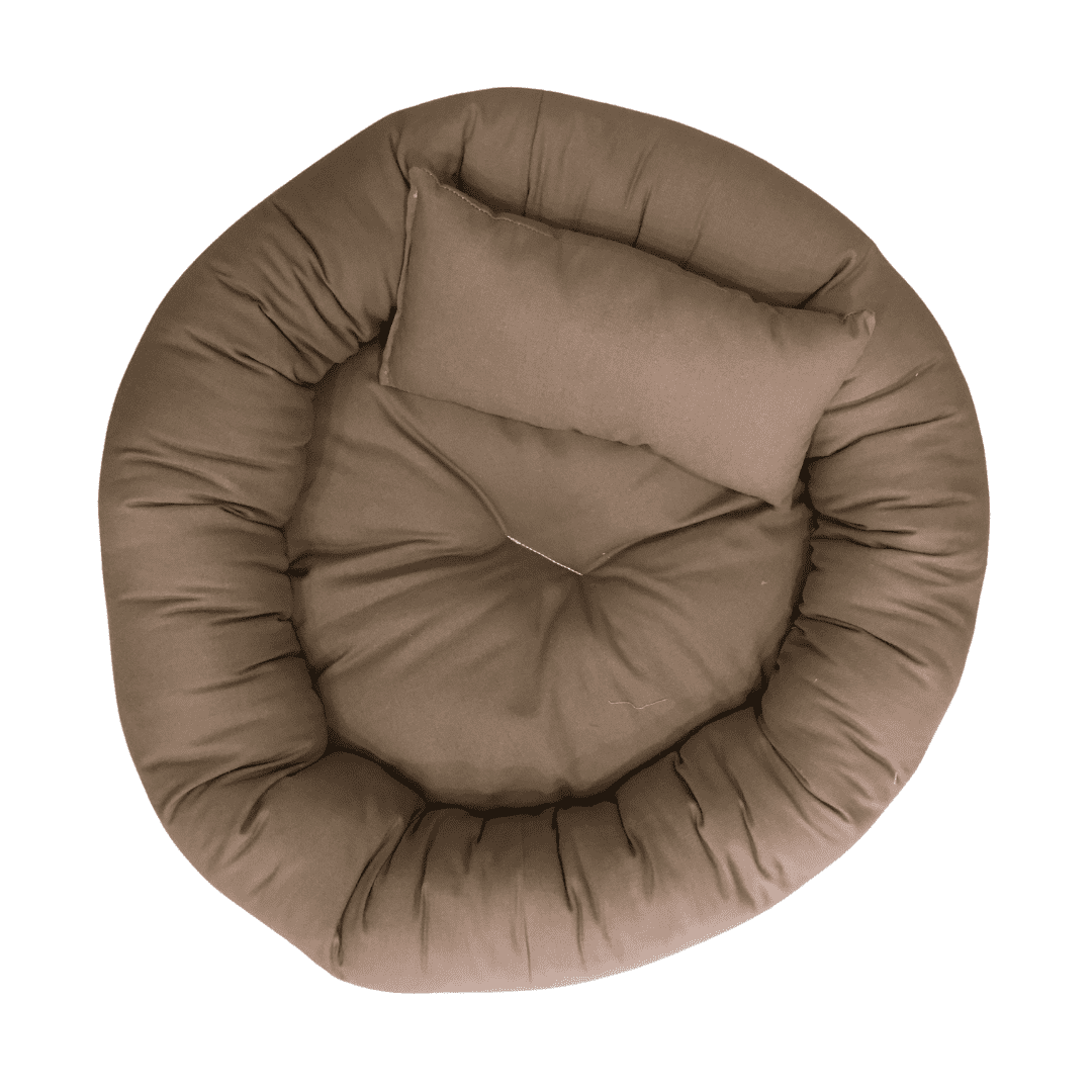 Oval Dog Bed Panama Brown