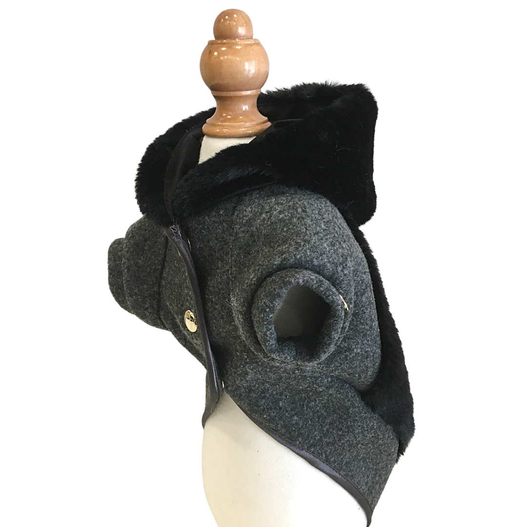 Sweat-Shirt en Fausse Fourrure avec Capuche - 4 couleurs