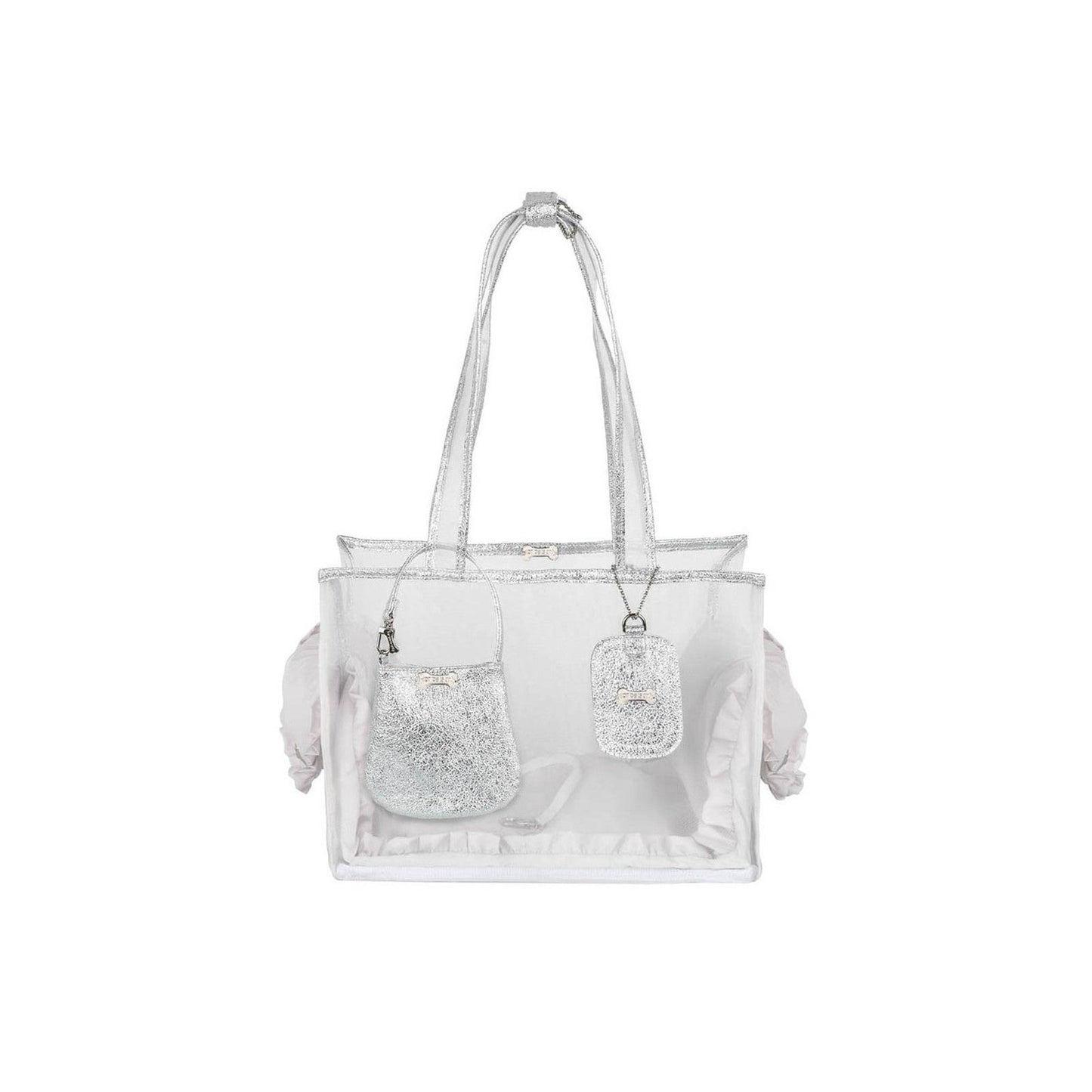 Metal Drink Silver Bowl Holder