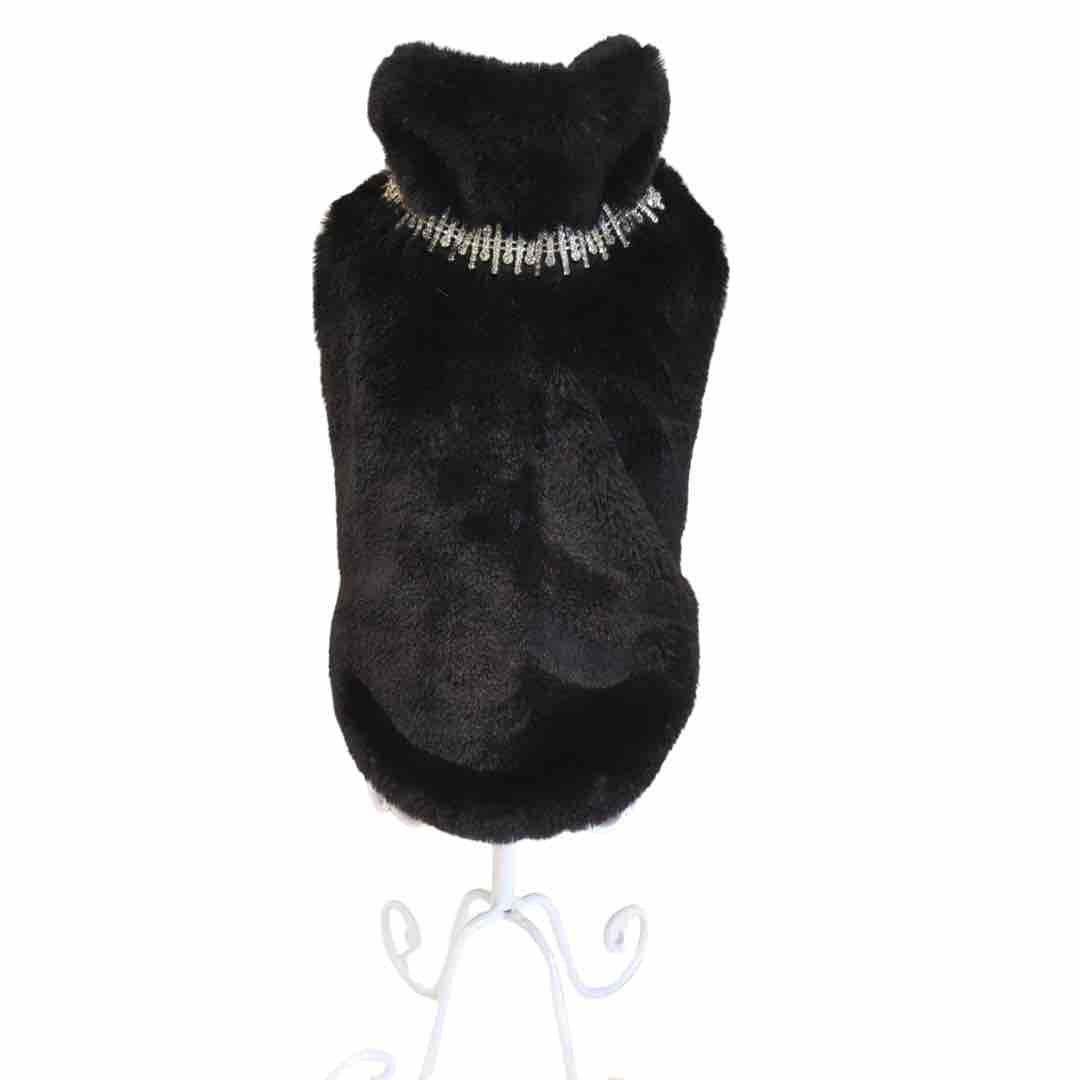 giacca-ecopelle-morbida-per-cani-nera