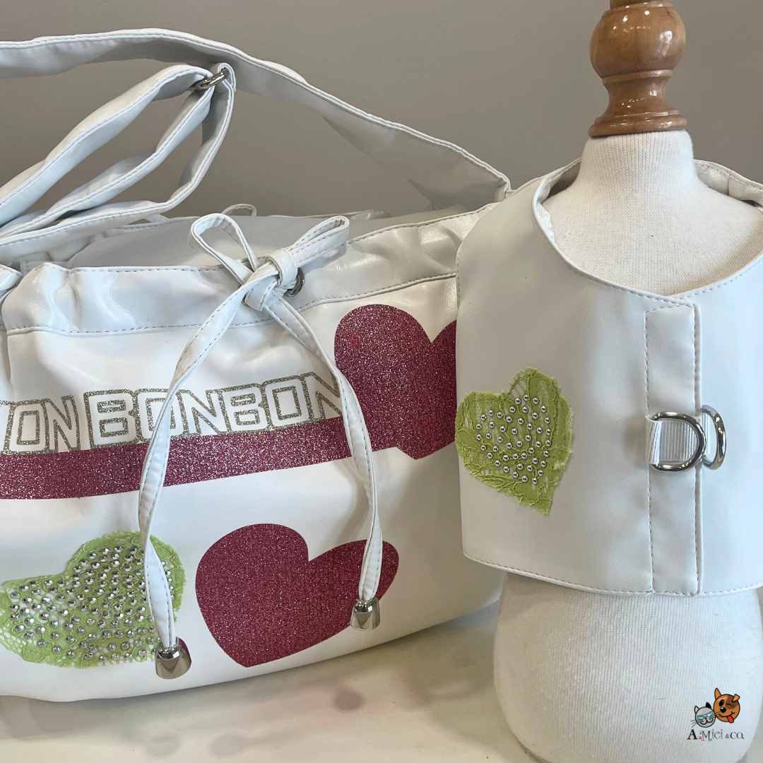 Mon Bonbon Milano Pettorina Monnalisa Bianca