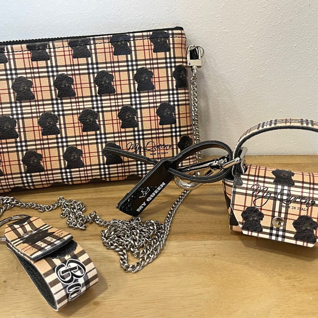 myqueenpet-completo-pochette-portachiavi-portasachetti-burbery-barboncino