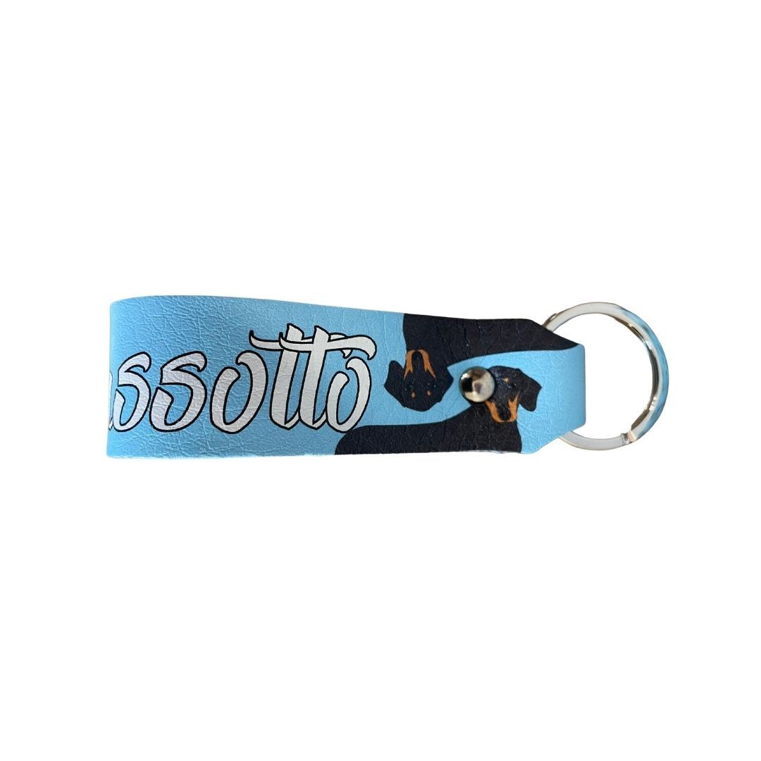 myqyeenpet-portachiavi-ecopelle-azzurro-bassotto