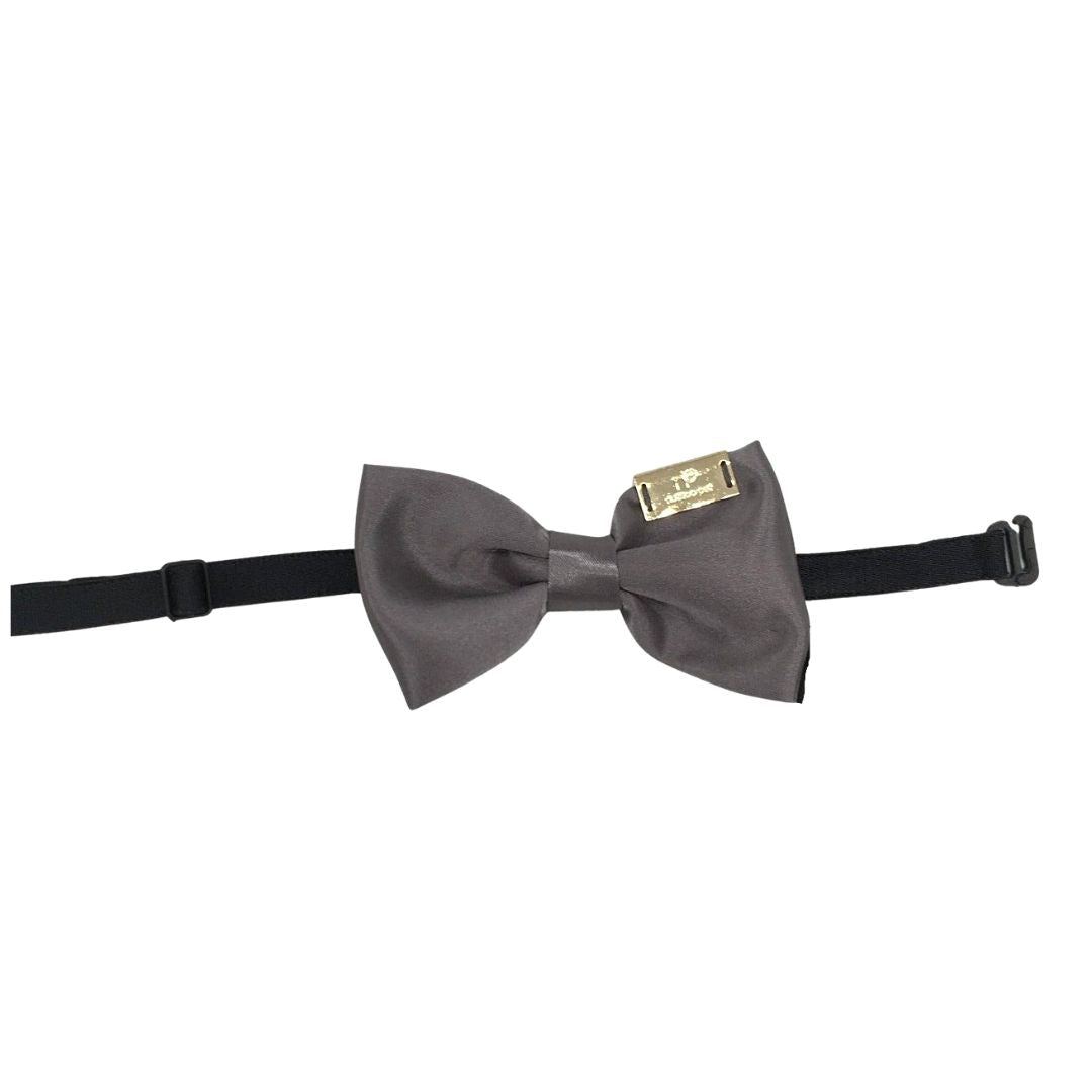 DARK GREY BOW TIE