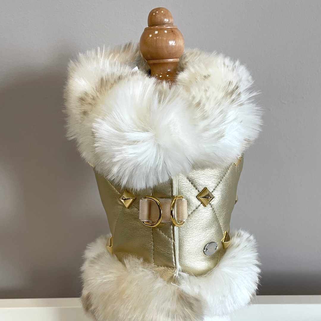 Harnais Gilet Marilyn Doré