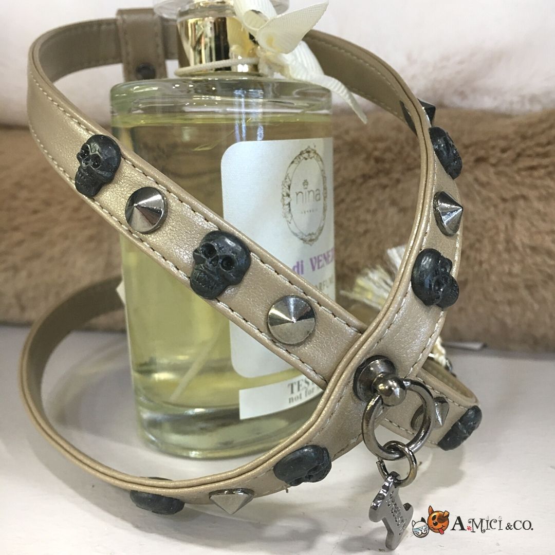 Harnais Beige Têtes de Mort