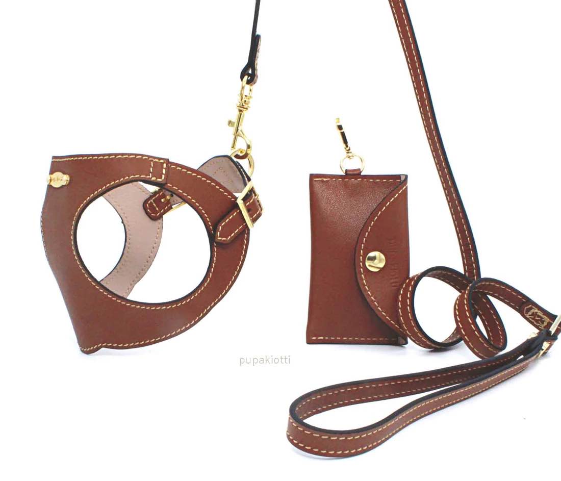 Pupakiotti Premium Set 3 Pieces in Brown Leather