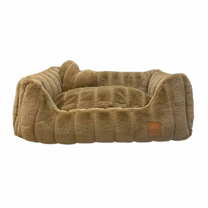 Bau Barù Eco Fur Empire Pet Bed Brown