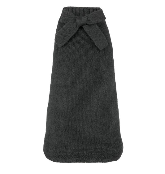 100% Cashmere Pull Black/Grey