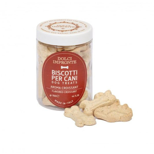 Dolci Impronte Biscotti per Cani Aroma Croissant 150g