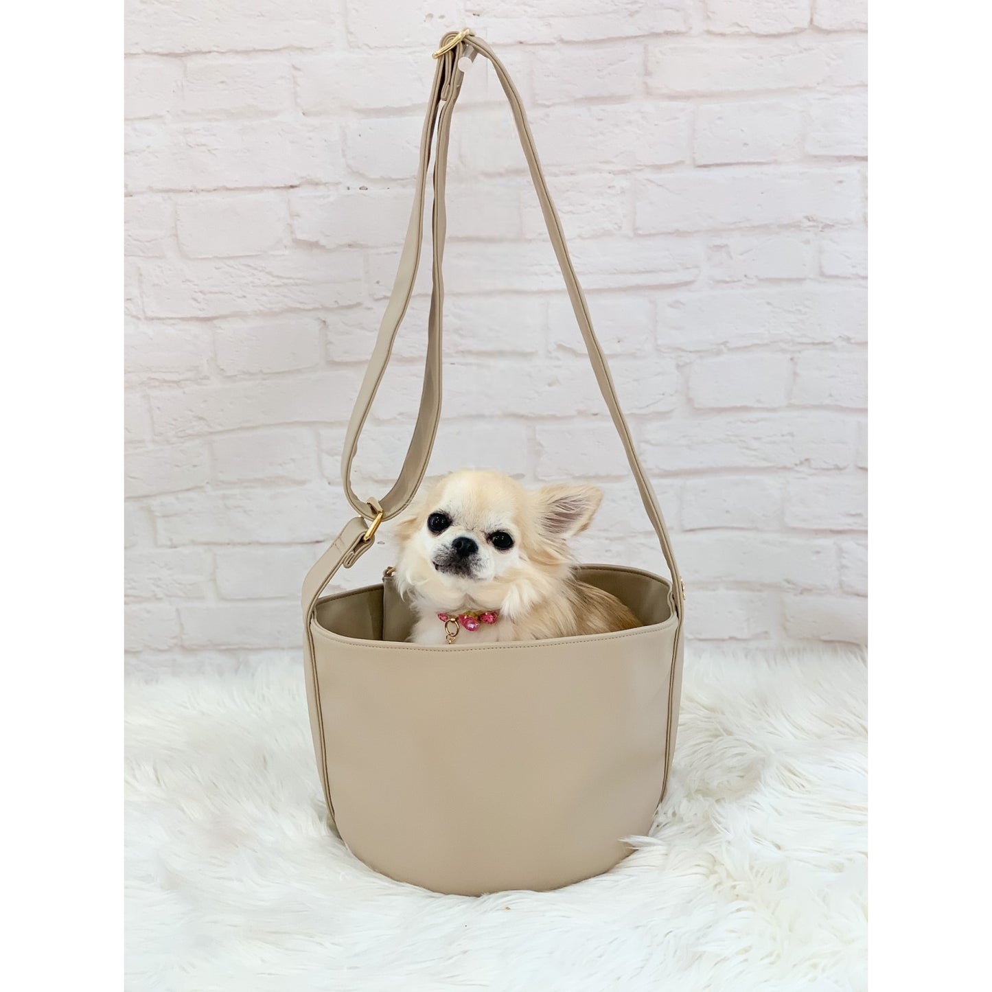 For Pets Only Greige Bag Bucket Bag