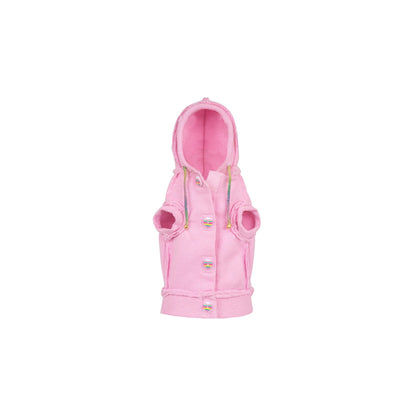 For Pets Only Rainbow Topomio Hoodie Pink