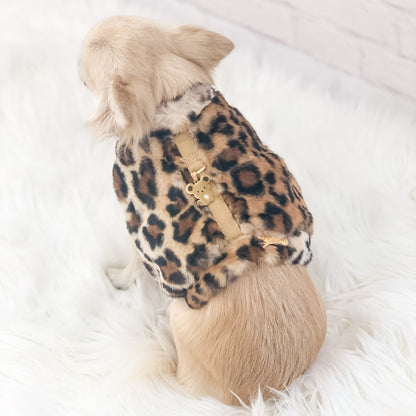 For Pets Only Furry Harness Jacket Leo