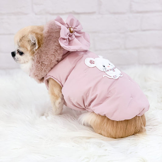 For Pets Only Topomio Love Blush Raincoat