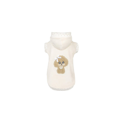 For Pets Only Poodle Club Sweatshirt Cream