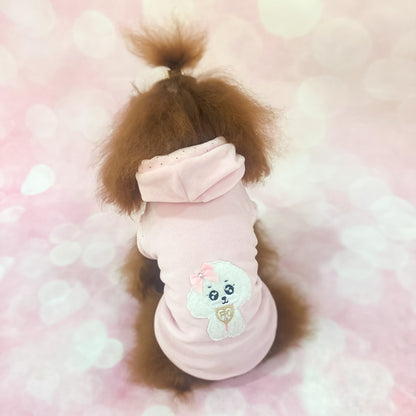 For Pets Only Poodle Club Sweatshirt Pink