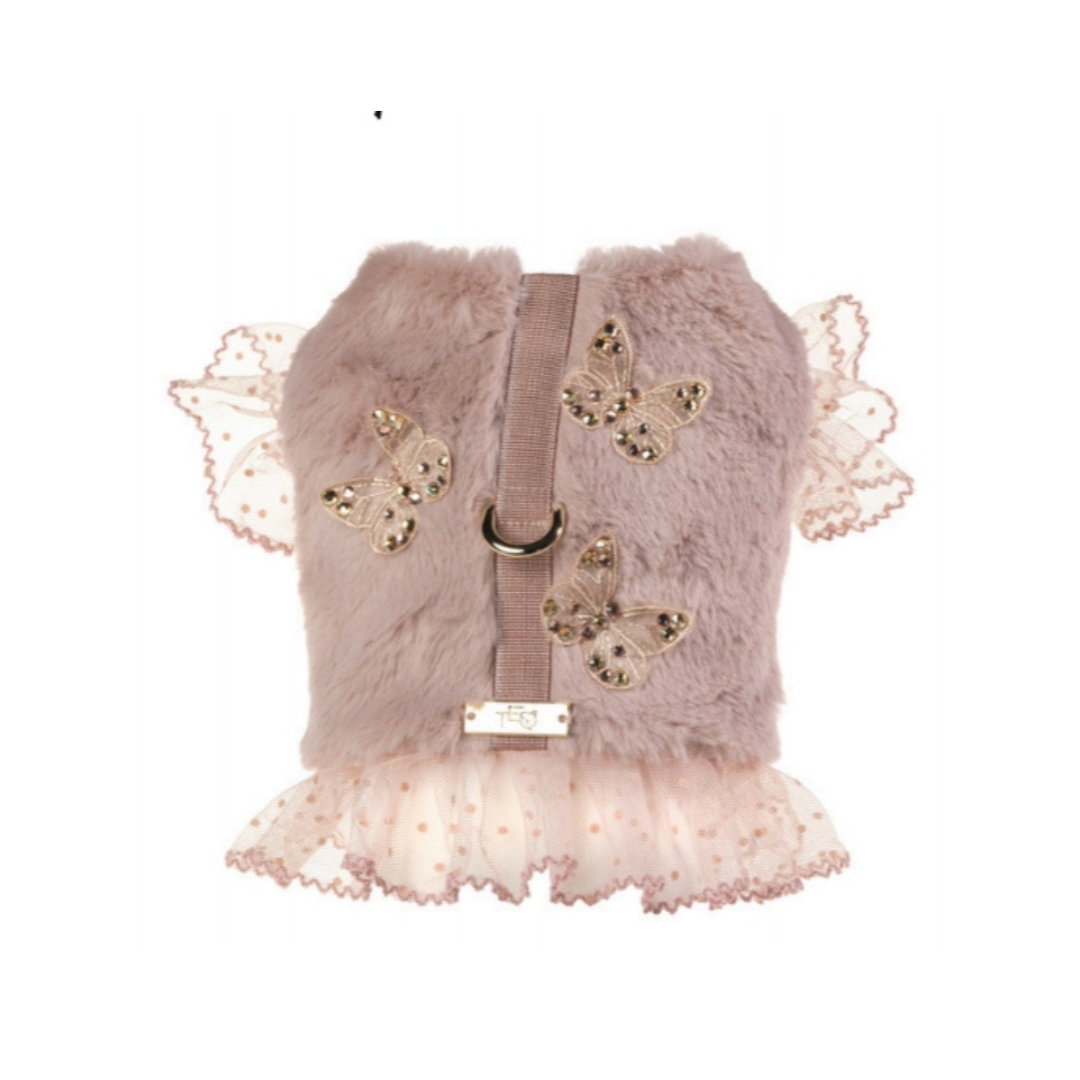 Romantic Pink Fur tailoring harness