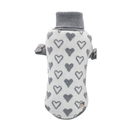 Sweet hearts pull bianco/grigio