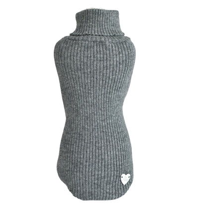 Pet Chérie Steel Grey Turtleneck Pull without Bow
