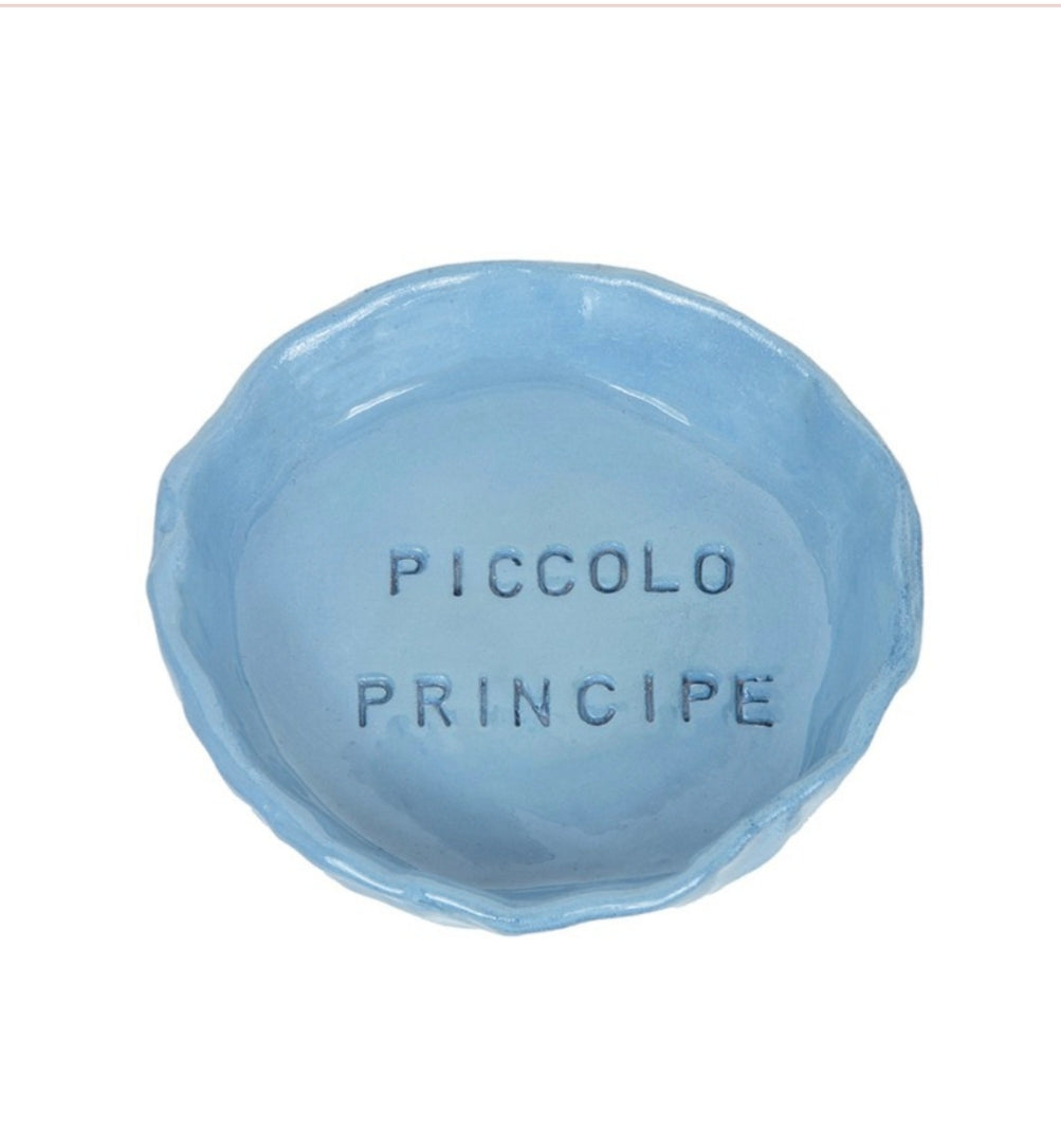 Piccolo Principe faience Bowl baby blue