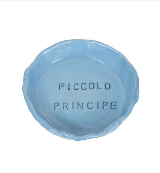 Piccolo Principe faience Bowl baby blue