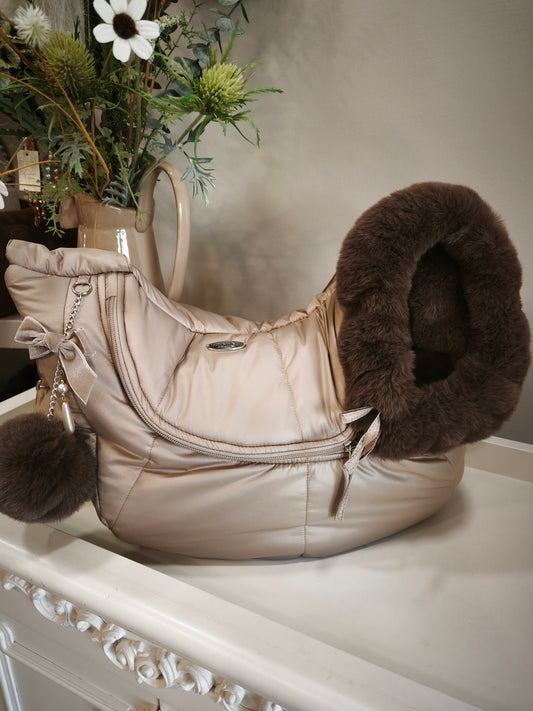 Marsupio taupe Mon bon bon Milano