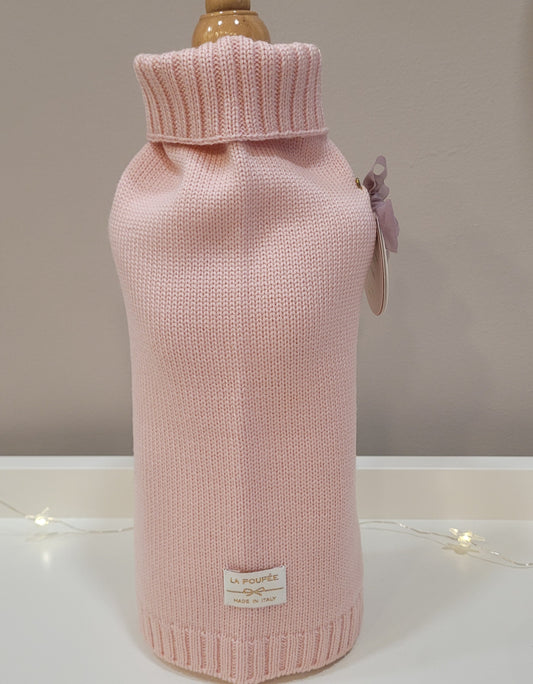 Pull lana rosa @La Poupeè