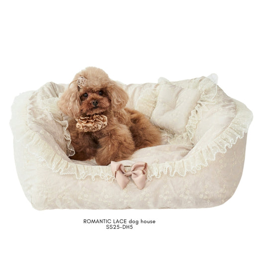 Romantic lace dog house