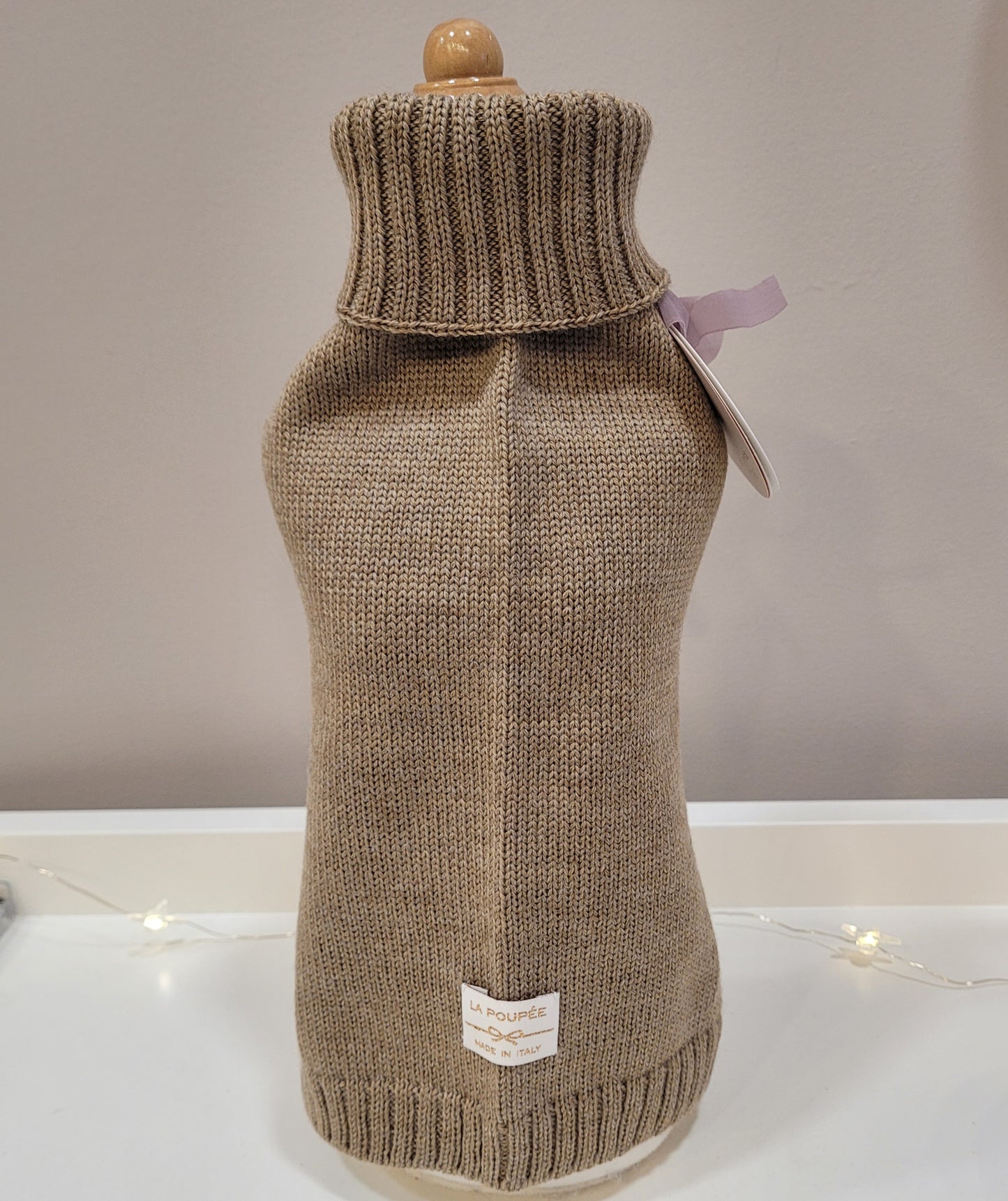 Pull lana camel @La Poupeè