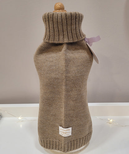 Pull lana camel @La Poupeè