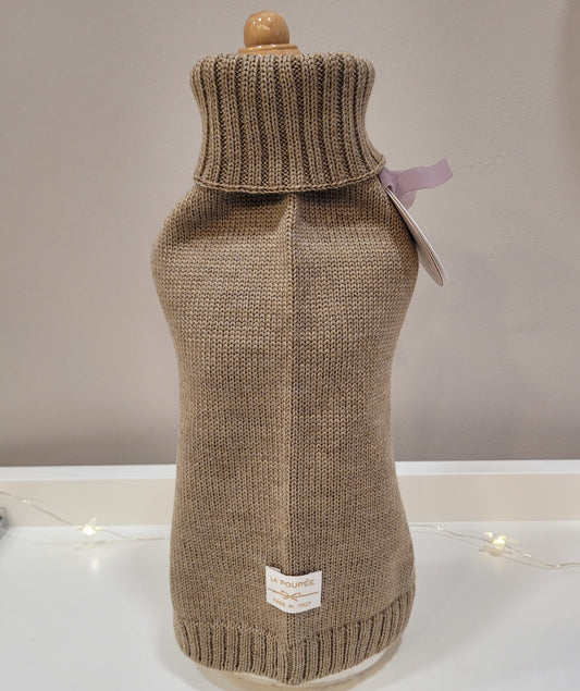 Pull lana camel @La Poupeè