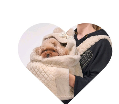 Zaino in ecopelliccia per cagnolini Teo I'm Cool