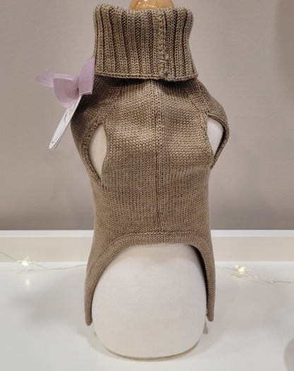 Pull lana camel @La Poupeè