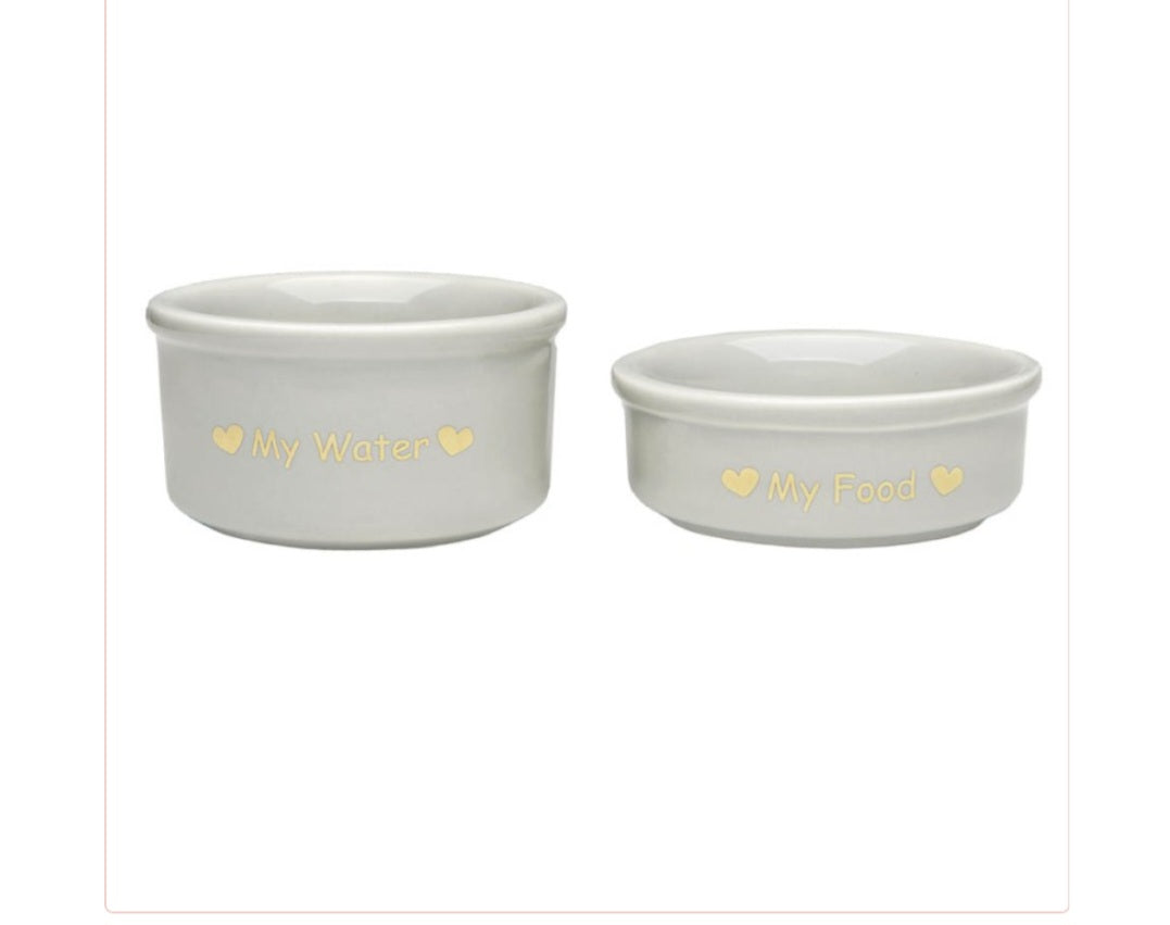 Set ciotole in ceramica grey