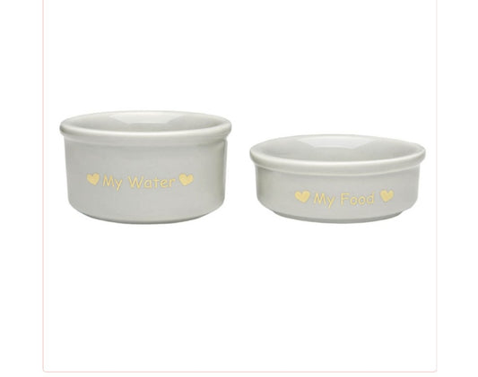 Set ciotole in ceramica grey