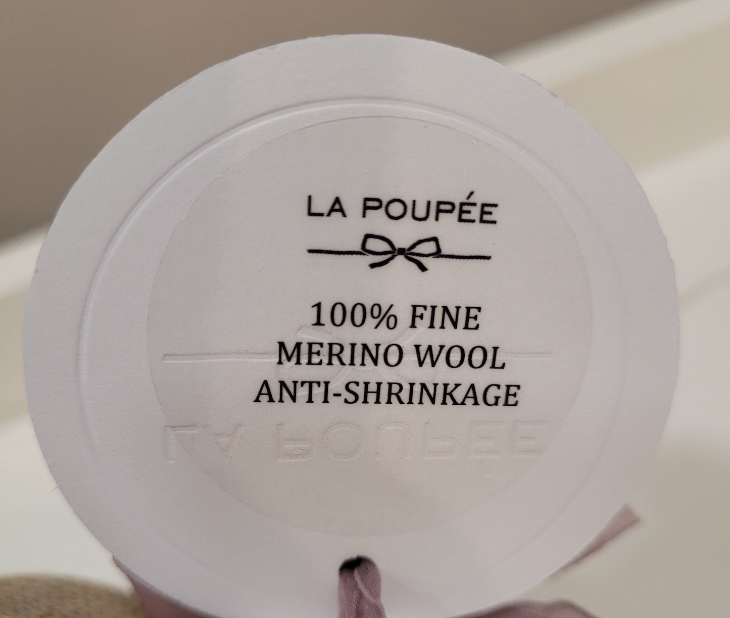 Pull lana rosa @La Poupeè