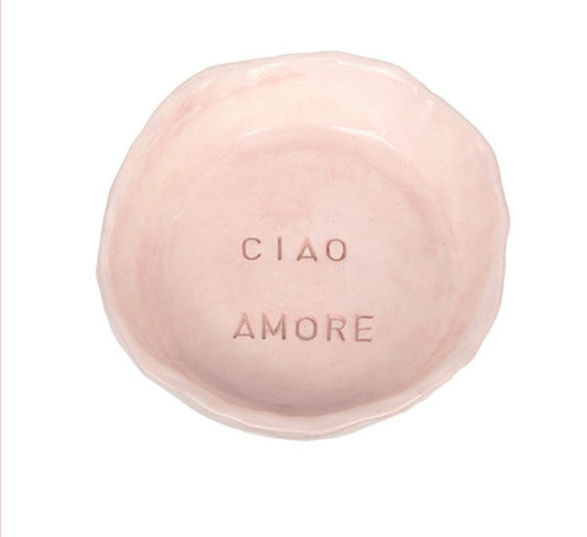 Ciao Amore faience bowl nude
