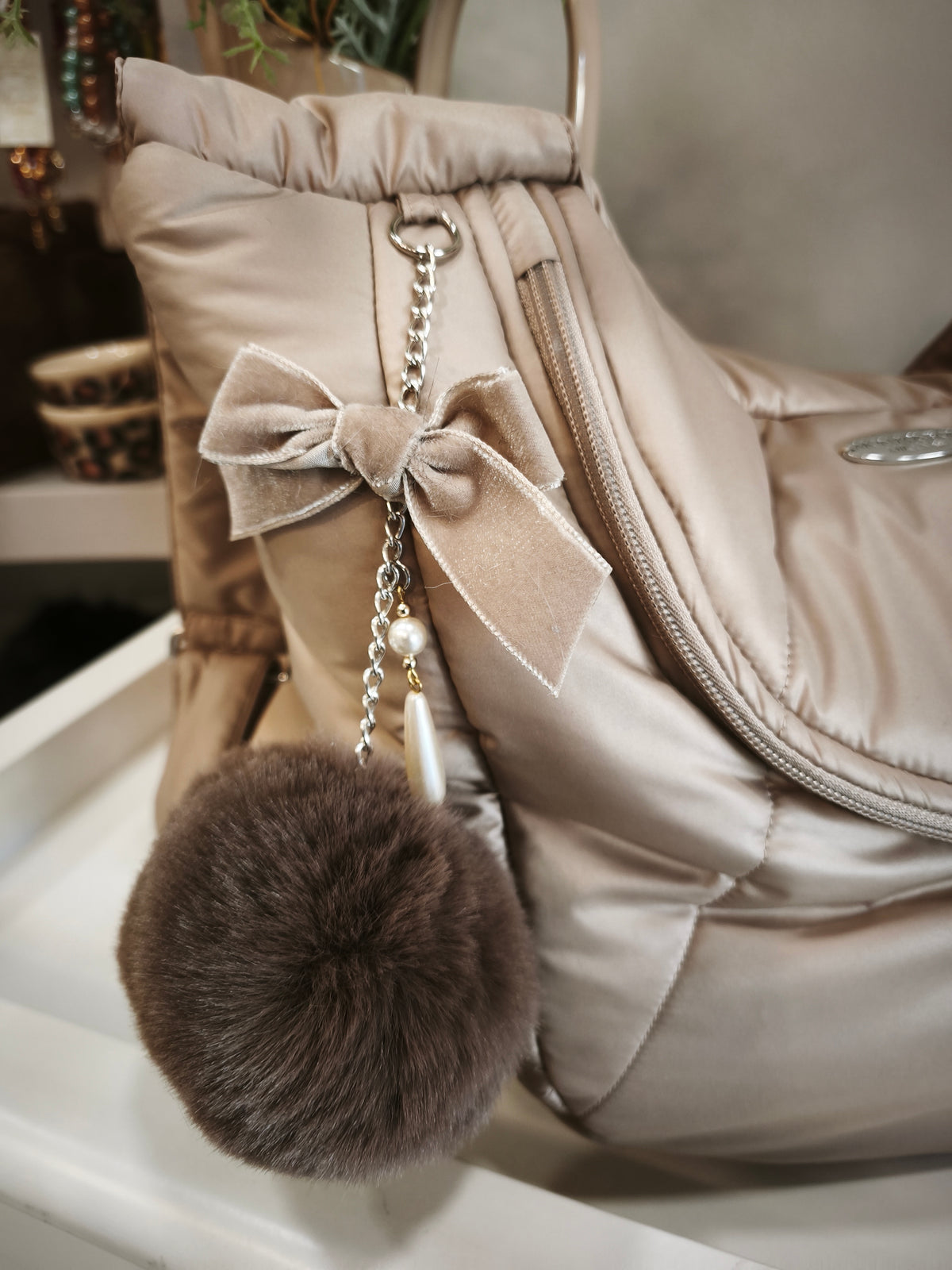 Marsupio taupe Mon bon bon Milano