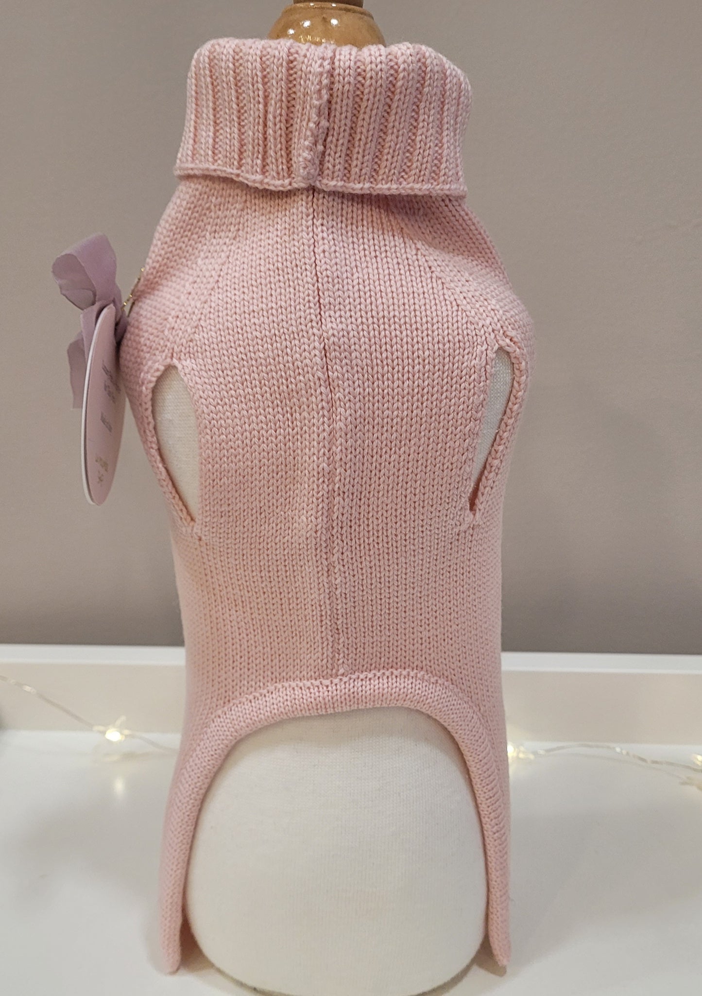 Pull lana rosa @La Poupeè