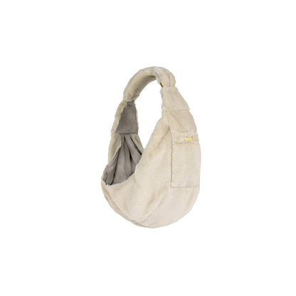 Fur soft bag beige