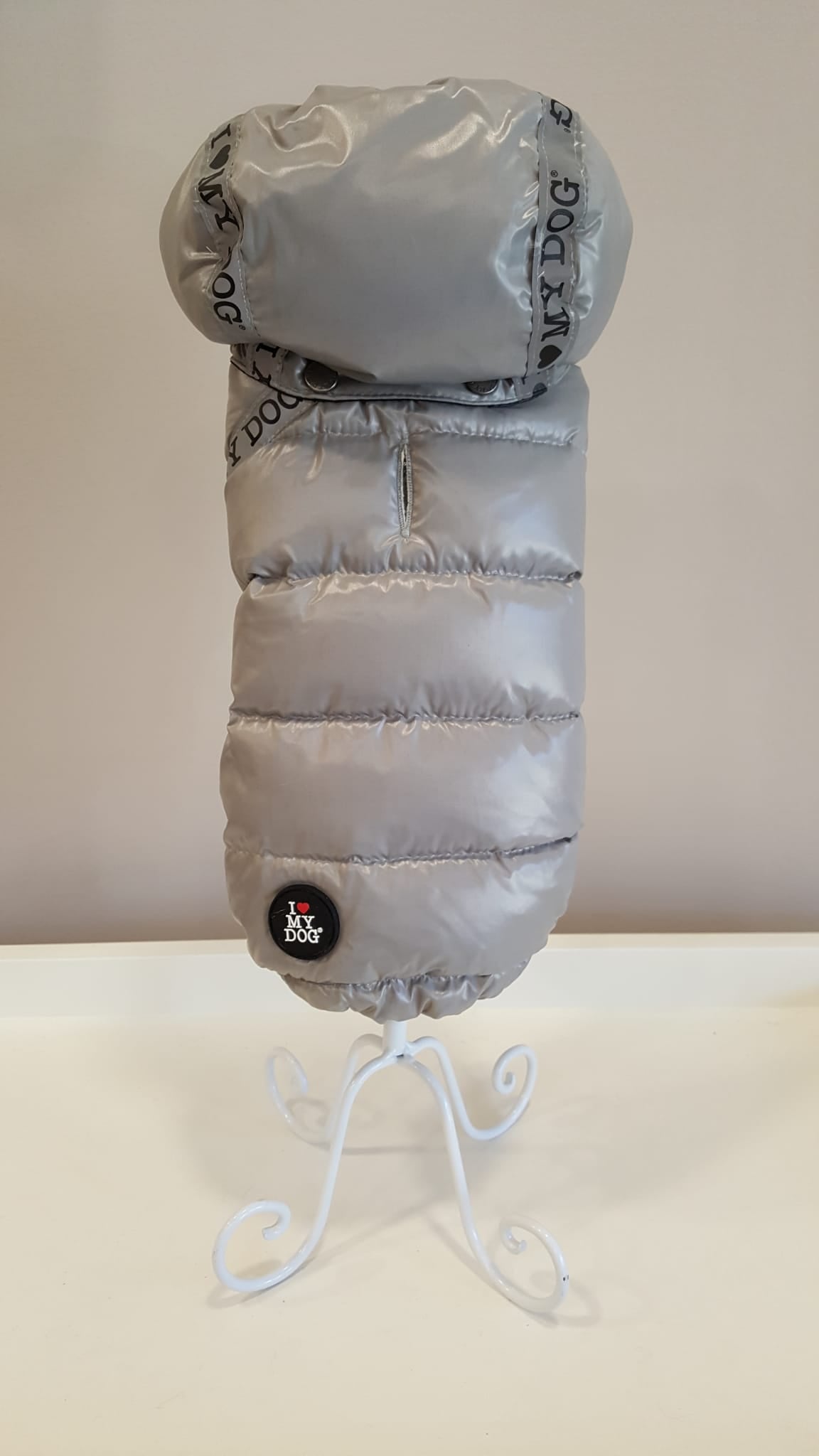 SHINE SPORTY PUFFER GREY - A.Mici&Co Boutique