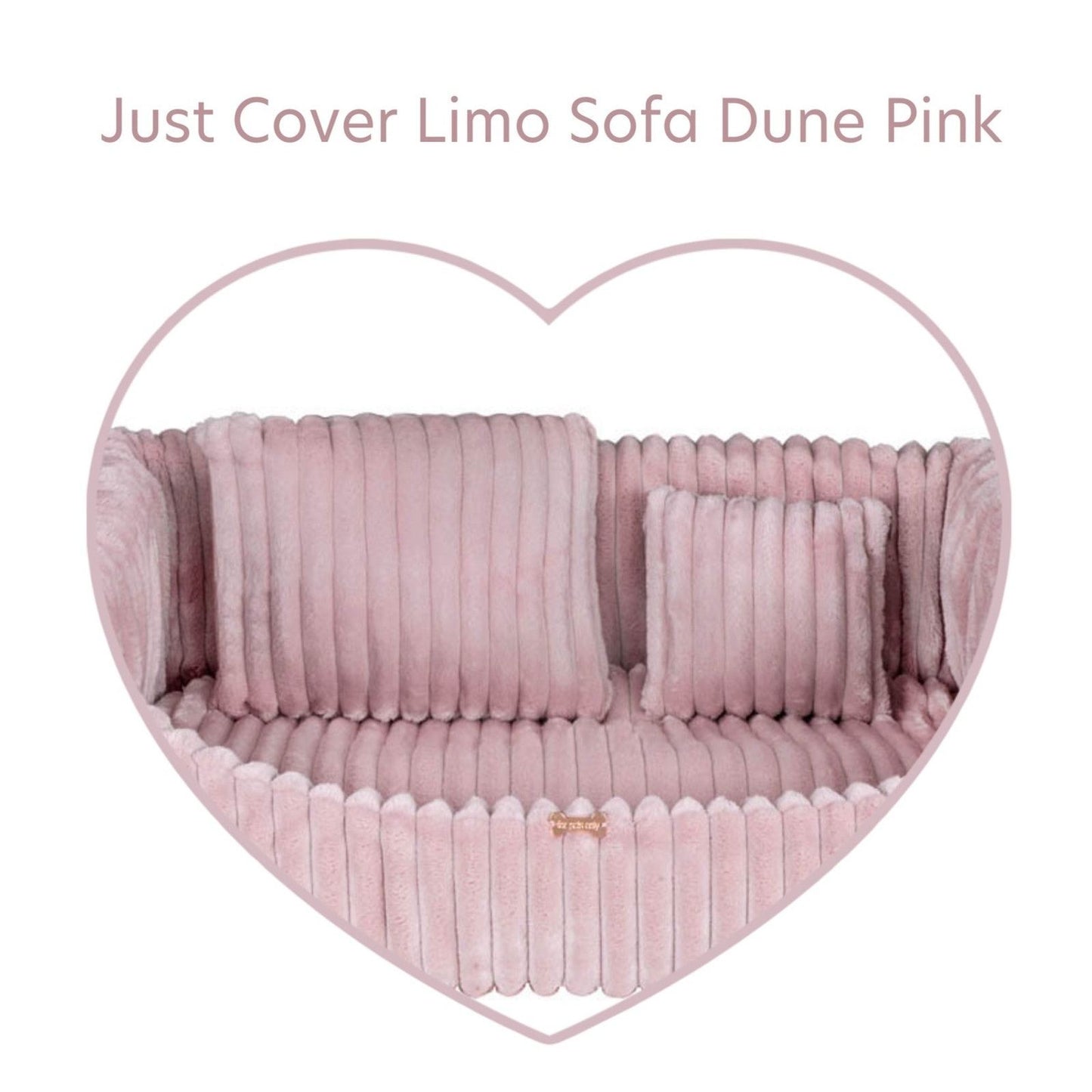 For Pets Only Cuccia Limo Sofa Dune Pink